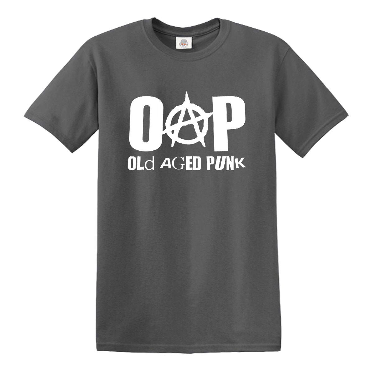 OAP  Old Aged Punk  T-Shirt Punk Rock Rocker Gift Present Novelty Top Tee S разноцветный