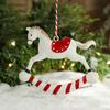 Nordic Style Xmas Tree Hanging Pendant Iron Snowflake Pendant  Party Favors
