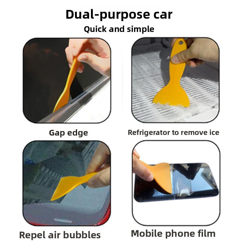 

Маленькая желтая лопатка Жесткий скребок Инструмент Пленка для автомобиля Треугольный скребок Пластиковый маленький скребок Наклейка для ручного учета Края против деформации Специальный Small * 0.006
