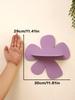 1 pz Carina Mensola da Parete a Fiore in Legno Caramella Colorate Mensole Galleggianti Cornice Pittura Floreale Mensola da Appendere a Parete Decorazione Camera da Letto Bambina