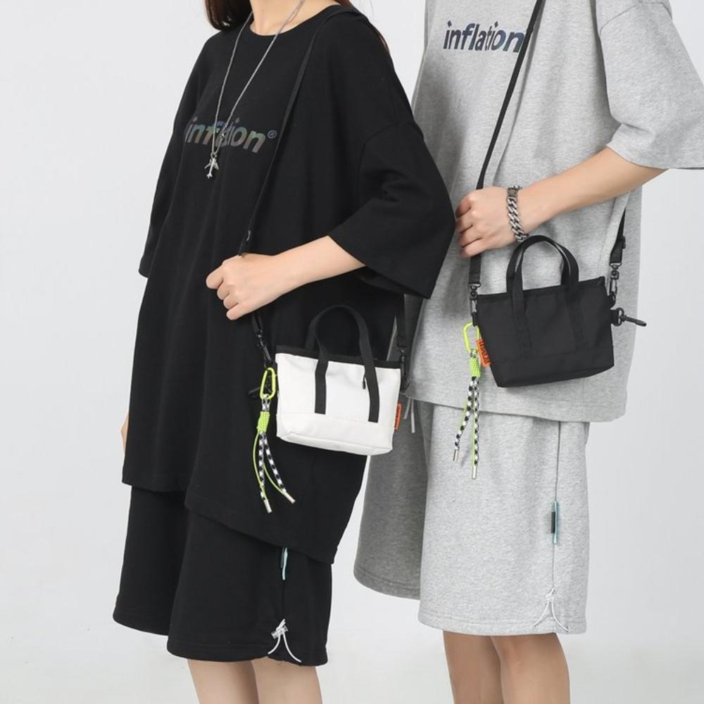 Nylon Men's Crossbody Bag Large Capacity Single Shoulder Bag Mini Mobile Phone Pack  Travel