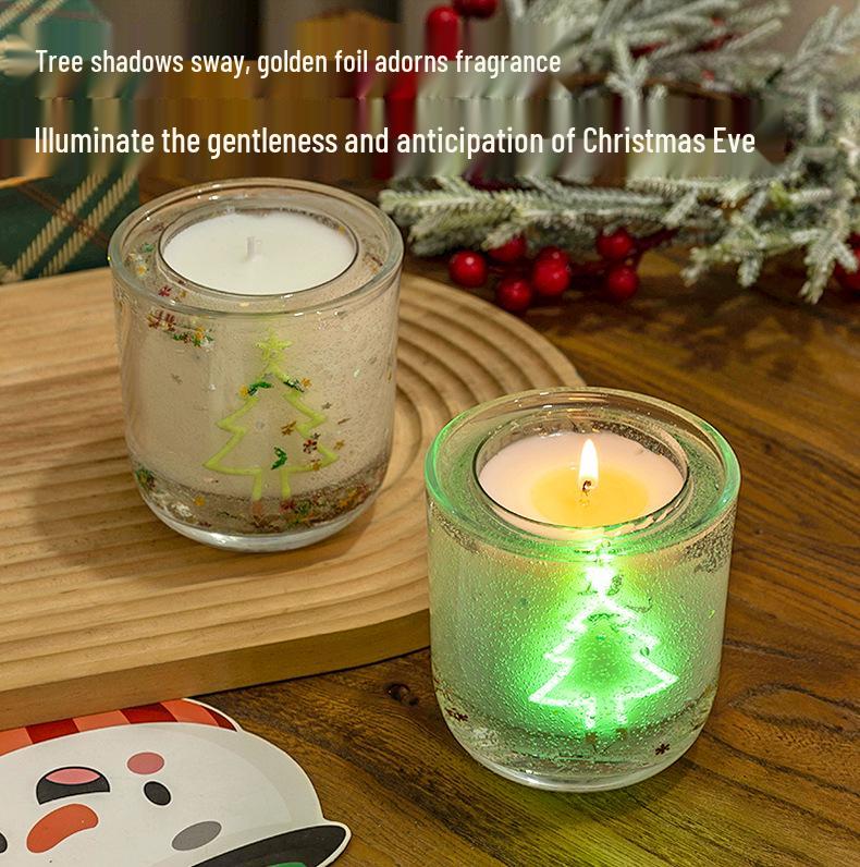 Scented LED Candle with Atmosphere Light – Perfect for Birthdays & Valentine's Gifts