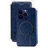 For iPhone 15 Anti-Scratch PU+TPU Matte Case Compatible with MagSafe Wallet Phone Cover