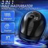 Men's Penis Enlargement Trainer – 10-Speed Vibrating Masturbator with Glans Stimulator & Massager (18+ Adult Toy)