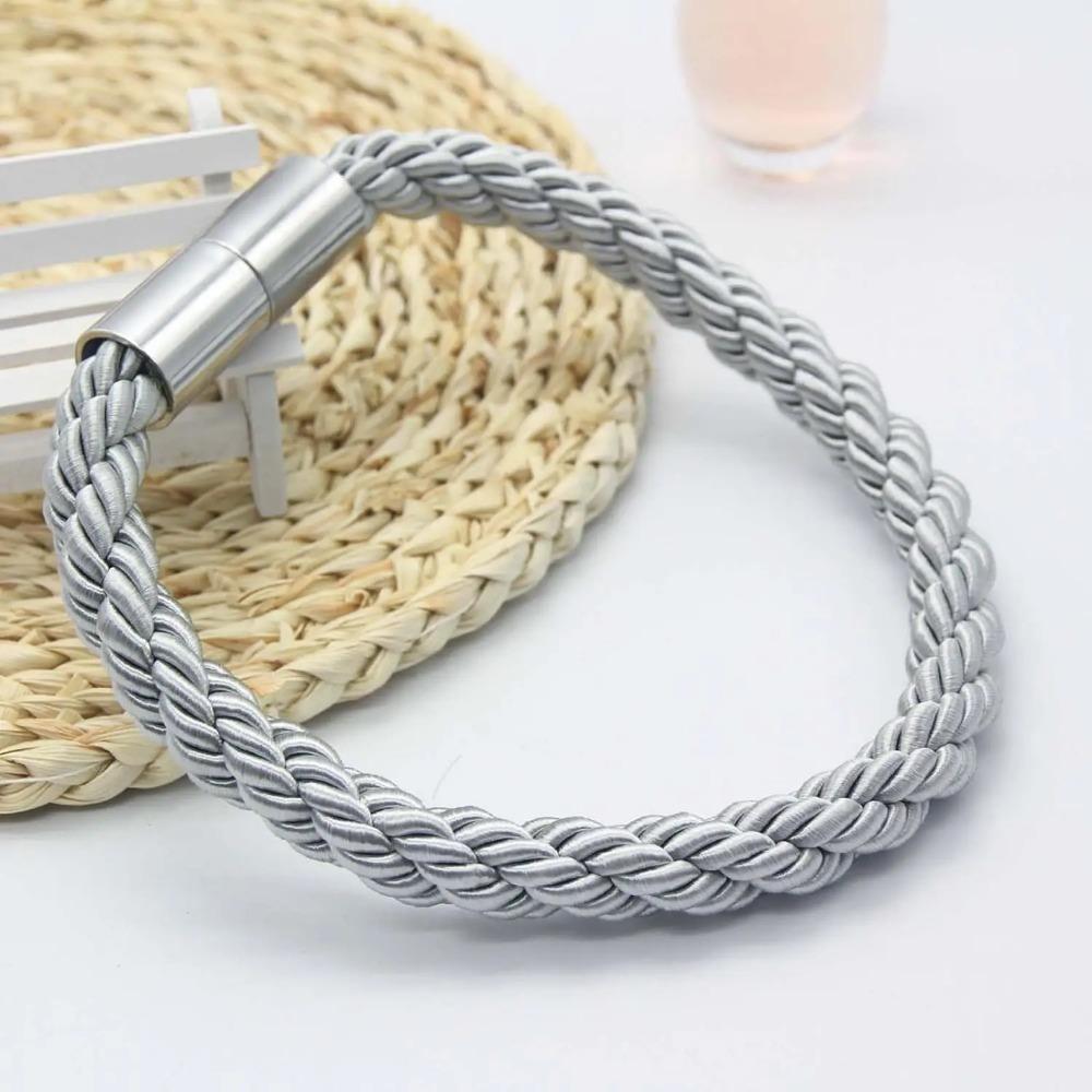 Magnetické úchyty na závěsy 20 palců Moderní jednoduchost Závěsné šňůry s silným magnetem pro domácí a kancelářské okenní dekorace