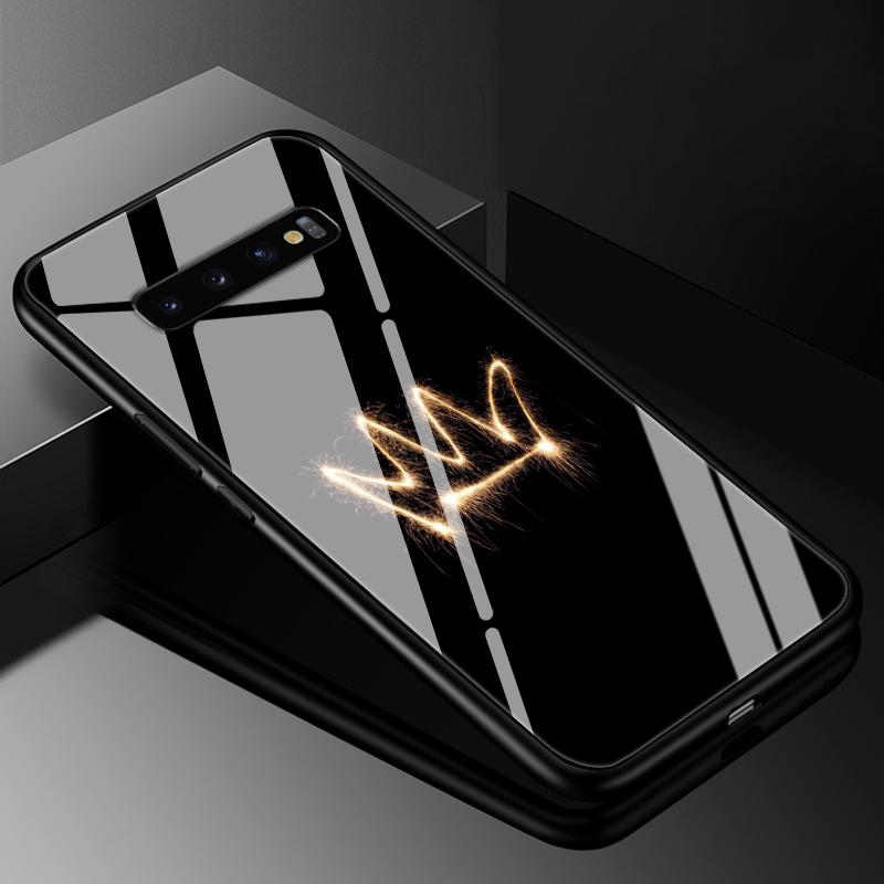 Pro Samsung S10 5G Pouzdro Kryt Tvrzené Sklo Pouzdra pro Samsung Galaxy S10e S10 S8 S9 Plus S20 FE Ultra S7 EDGE Pevný Zadní Nárazník