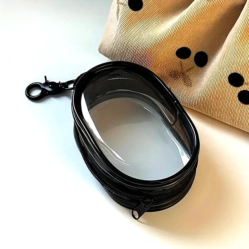 1pc Transparent Cable Organizer Box For Storing Data Cable Charger Mini And Portable For Carrying Out Charger, Earphones, Etc.