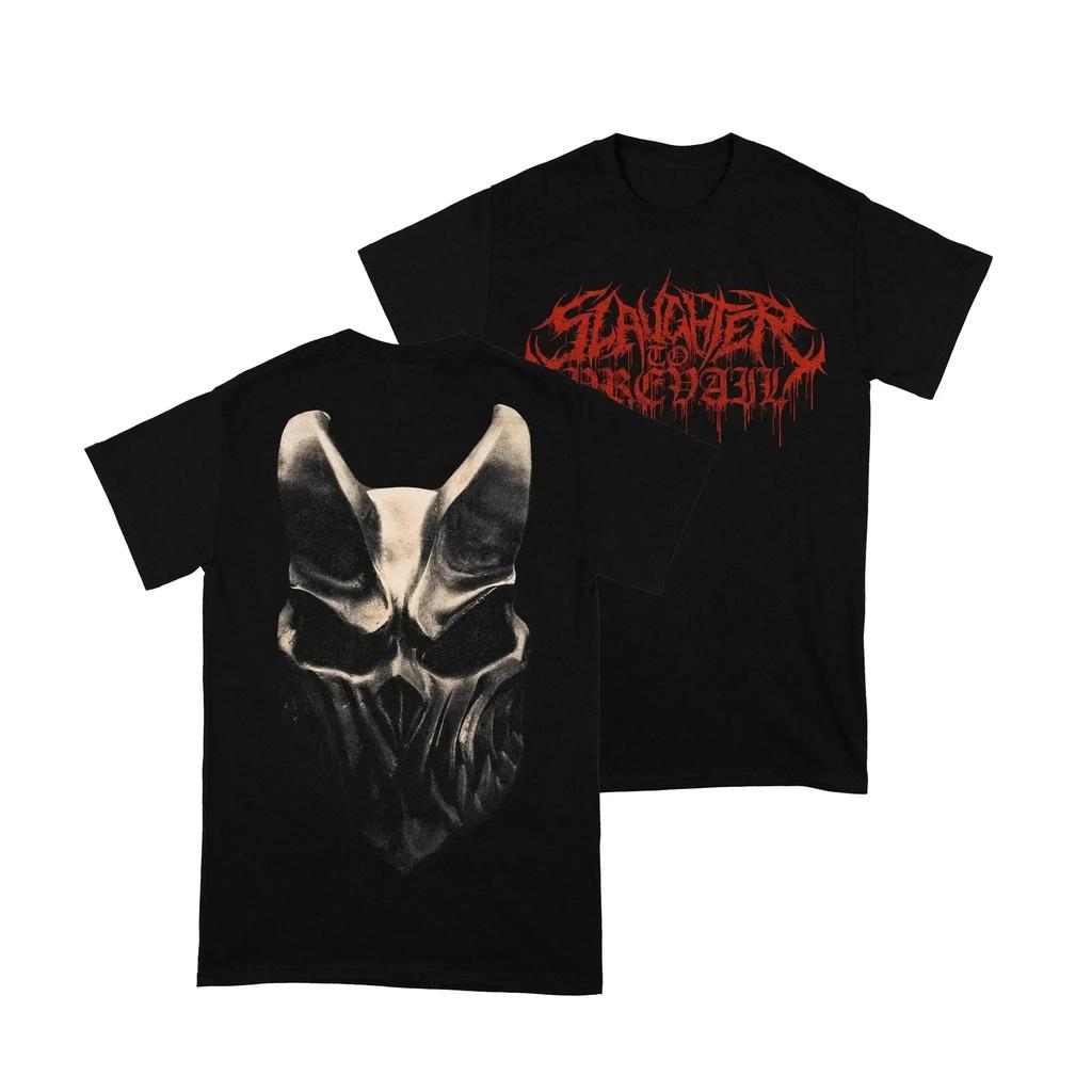 Slaughter To Prevail Print Men's T-shirt Oversized Y2k Men Harajuku Streetwear Short Sleeve Cotton High Quality Loose Casual Female Male Clothing