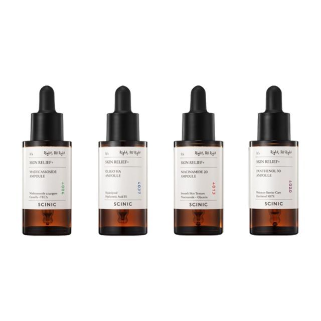 SCINIC - Skin Relief+ Ampoule - 4 Types Madecassoside