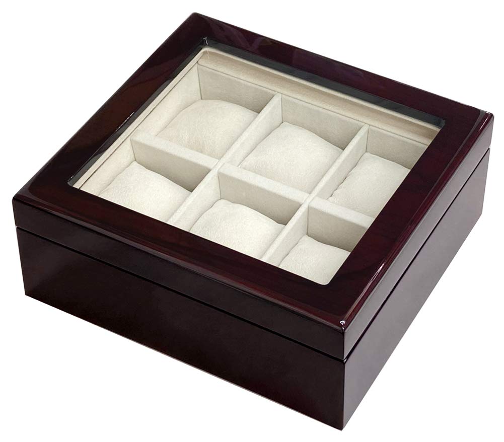 

IGIMI Подставки для часов на 6 штук, Деревянные, с текстурой коричневого дерева, Коробка для признательности за труд, Часы, Окно, Узор, Сенари,