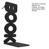 Sturdy Bookends for Office 3D Printed BOOK Letter Bookend, Minimalist Creative Book Support Stand, Thickened Anti-Slip Unique Shape Baffle,