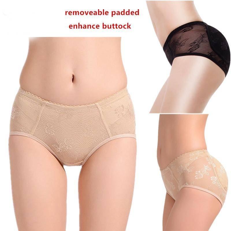Breathable Panties Lace Padded Butt Lifting Hip Enhancer Booty Women Shaper