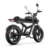 Elektrofahrrad All Terrain DUOTTS 20" 750W Motor E-Bike für Erwachsene 52V 27AH Max. Reichweite 140 km Hydraulische Bremse Last 150 kg Schwarz F20