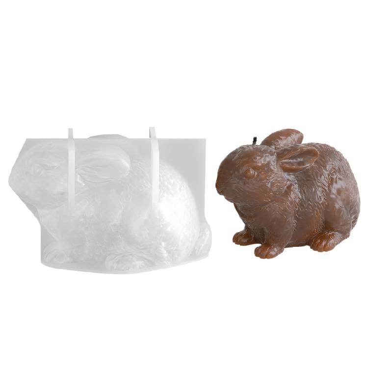 

Silicone Rabbits Mould Nonstick Surfaces Easy Demolding For Candle Soap Making Holiday Projects