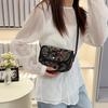 Niche Printed Retro Women's Bag New Fashion Versatile Casual Shoulder Crossbody High-end Fashion Saddle Bag