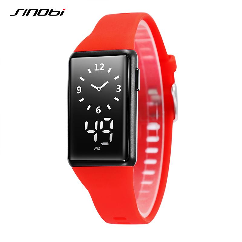 SINOBI Nova chegada relógios digitais masculinos moda esportes à prova dwaterproof água relógios de pulso masculino design original relógio de calendário masculino
