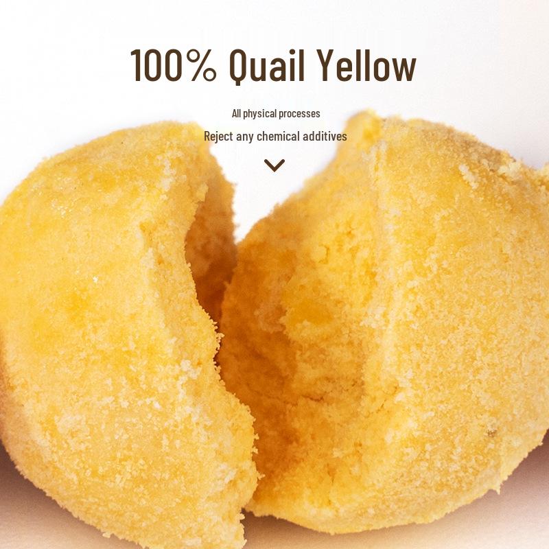 Pet Quail Egg Yolk Freeze-Dried Beauty Supplement for Cats and Dogs with Lecithin and Lysine