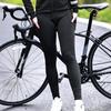 WOSAWE Winter Women Thermal Fleece Cykelhaklappstights 5D Gel Pads Cykel långbyxor