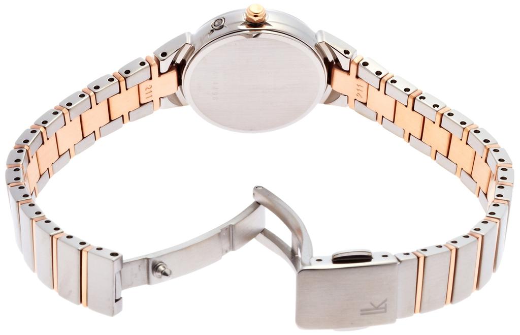 Seiko Watch Lucia Solar Watch with Sapphire SSVW051 Radio-Controlled Crystal, Gold,