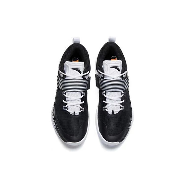 Anta Sweep 4 Comfortable Durable Breathable Low-Top Basketball Shoes Men sneaker Black White 112231608-3