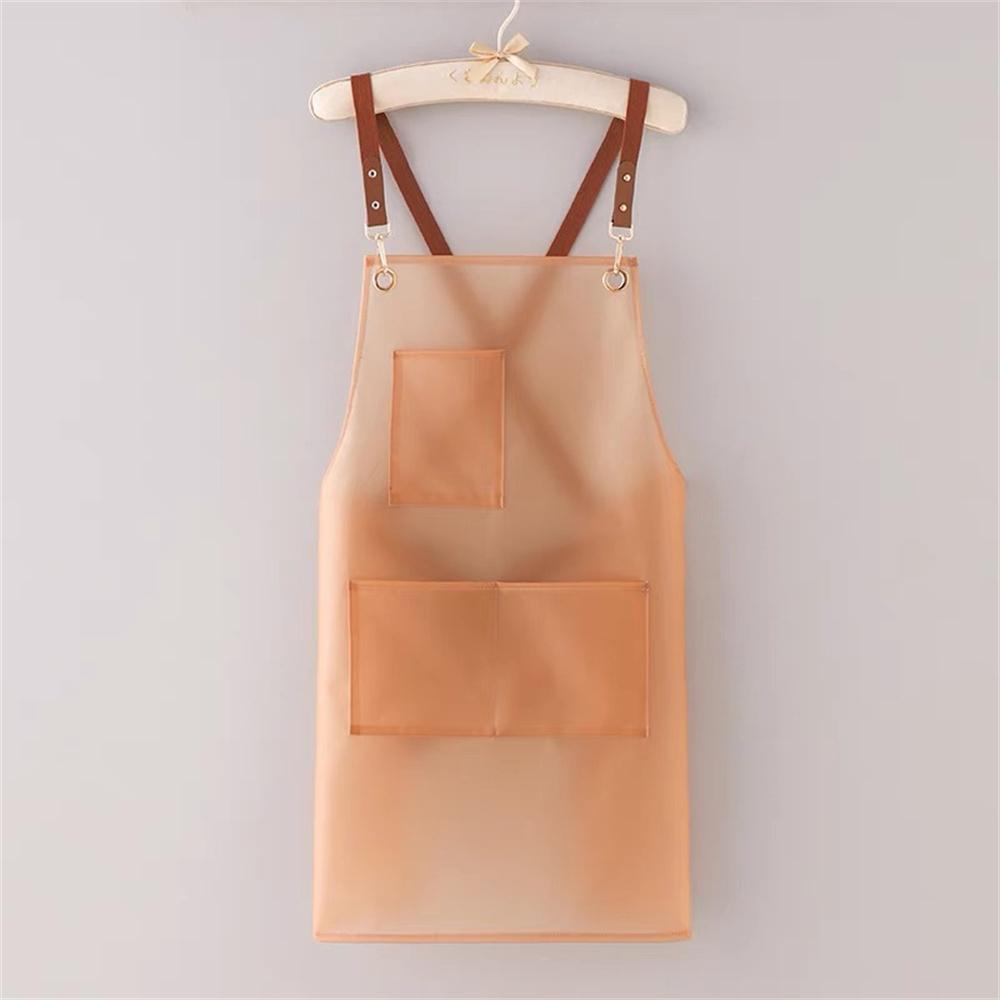 Neue Schürze Wasserdicht Und Öl-proof Strap Modische Koreanische-stil Overalls Haushalt Küche Kochen Frauen TPU Arbeitskleidung