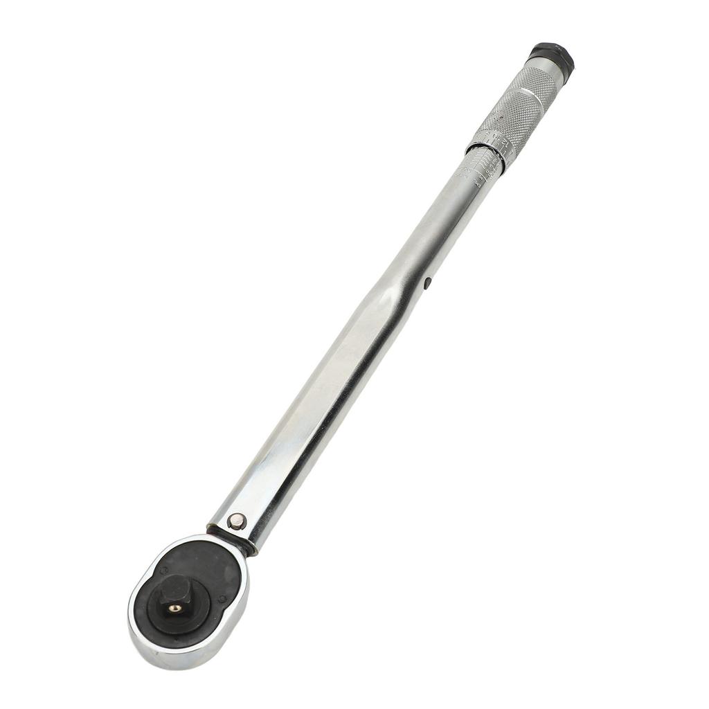 Torsion Wrench 1 2 Inch Drive 28‑210NM Adjustable Click Torsion Wrench with 17 19mm Sockets for Repair Work