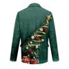 Herren Hässlicher Weihnachten Kord Warmtaschen Anzugjacke Strickjacke Herren Freizeitanzug