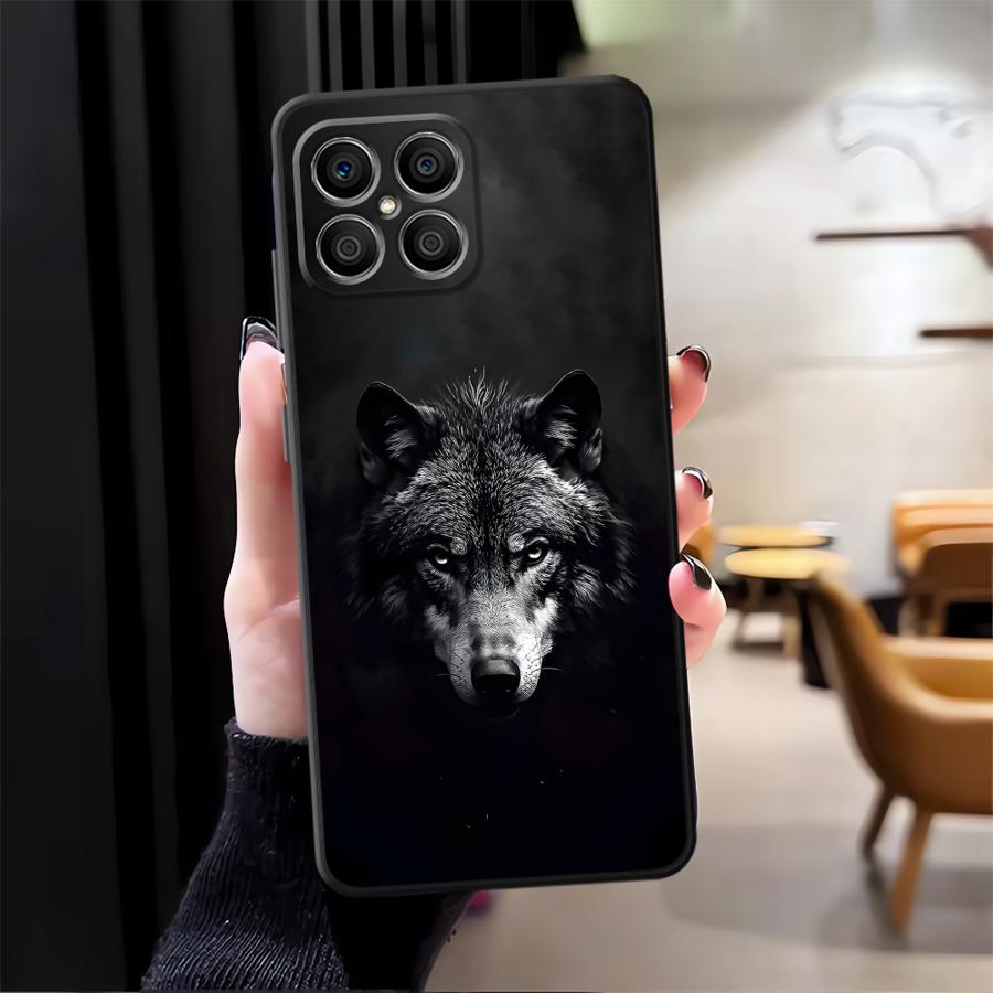 

Cool Cartoon Wolf Funda Phone Cover Case for Honor X5b X7 X8 200 400 Lite Magic5Lite 90 70 X6 8X X9a Honor X8b