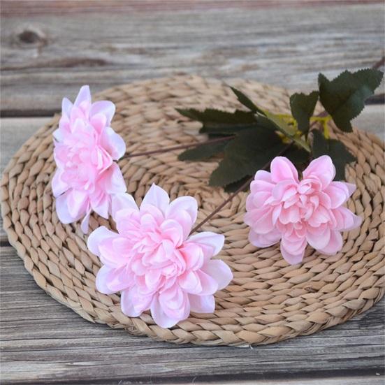 Simulation Flower Great Realistic Looking Charming Artificial Flower Highly Simulated 3 Large Blooms Simulation Bouquet Simulation Flower