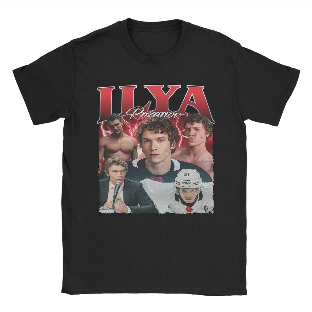 Heated Rivalry Ilya Rozanov But Daddy I Love Him T Shirt Mens Pure Cotton Fashion TShirt Crew Neck Tees Short Sleeve Clothing