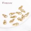 15.5*8MM 18K Gold Plated Metal Lobster Clasps High Quality Bracelet Connect Clasps For Jewelry Making Supplies DIY Accessories