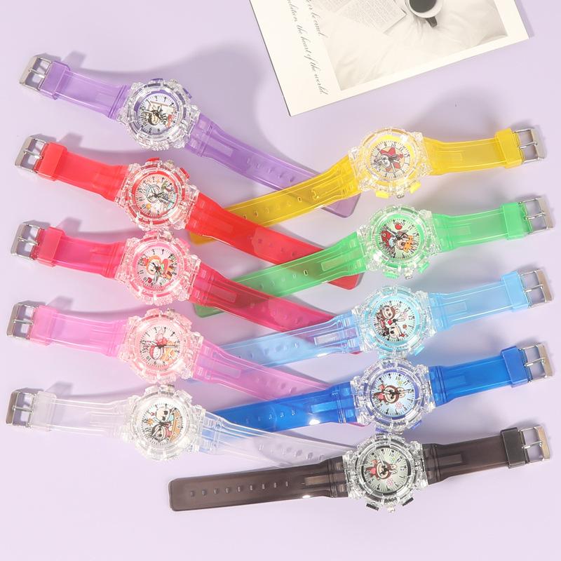 Children's Watch Cartoon Luminous Electronic Watch Cute Girl Watch Elementary School Student Digital Hand Quartz Watch