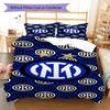 Inter Milan logo  Pattern Bedding Quilt Set Quilt Cover Pillowcase Home Decoration Birthday Gift (1 * duvet cover + 2 * pillowcase, without core)