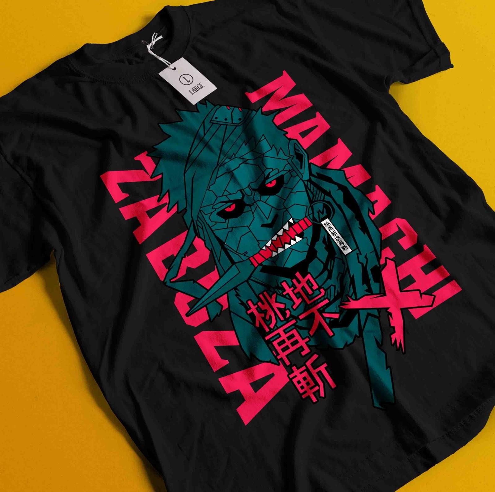 Zabuza Tshirt Itachi T-Shirt Mens Womens Tees Top Jiraya Shirt Naruto Sasuke Tee Sakura Anime Kakashi L