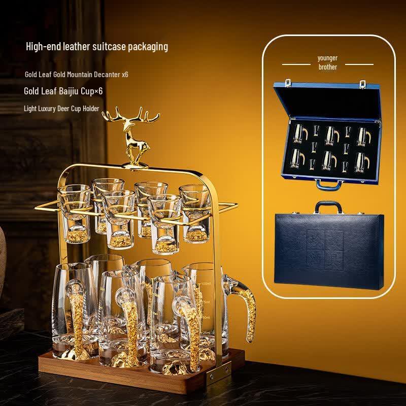 Biao Xing Luxury Crystal Baijiu Glassware Set