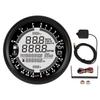 6 In 1 Digital Multifunction Gauge Speedometer Tachometer Water Temp Oil Pressure Total Mileage Voltage Indicator