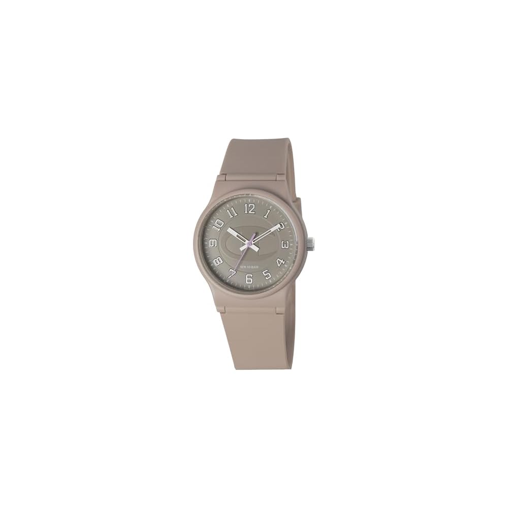 Citizen QQ Analog Watch 10 ATM Water Resistant Grey Beige with Urethane Band Unisex