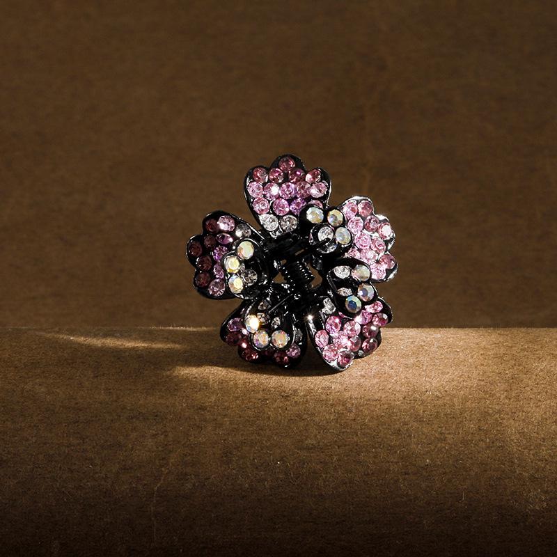 High-End Rhinestone Claw Hair Clip for Women