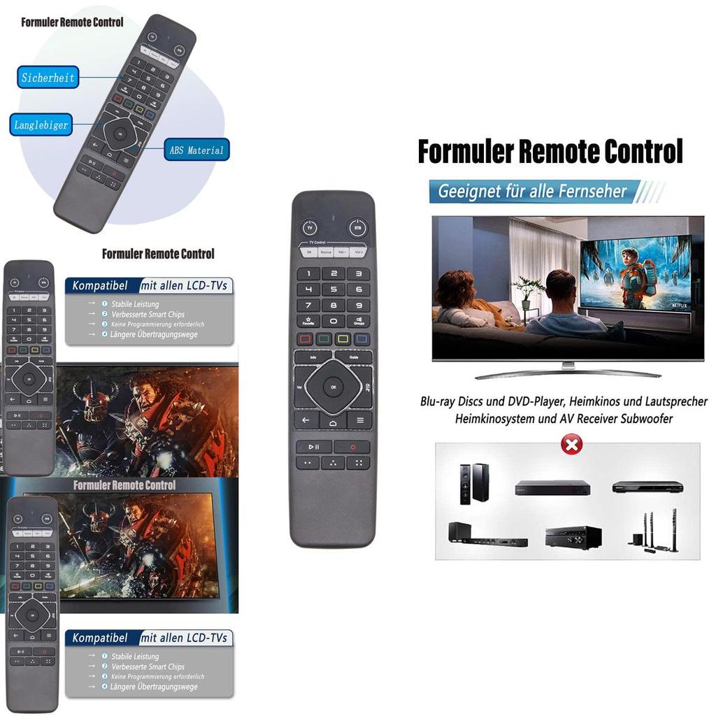 Formuler Remote Control Sleek And Ergonomic Design For Formuler Devices 18*4.3cm