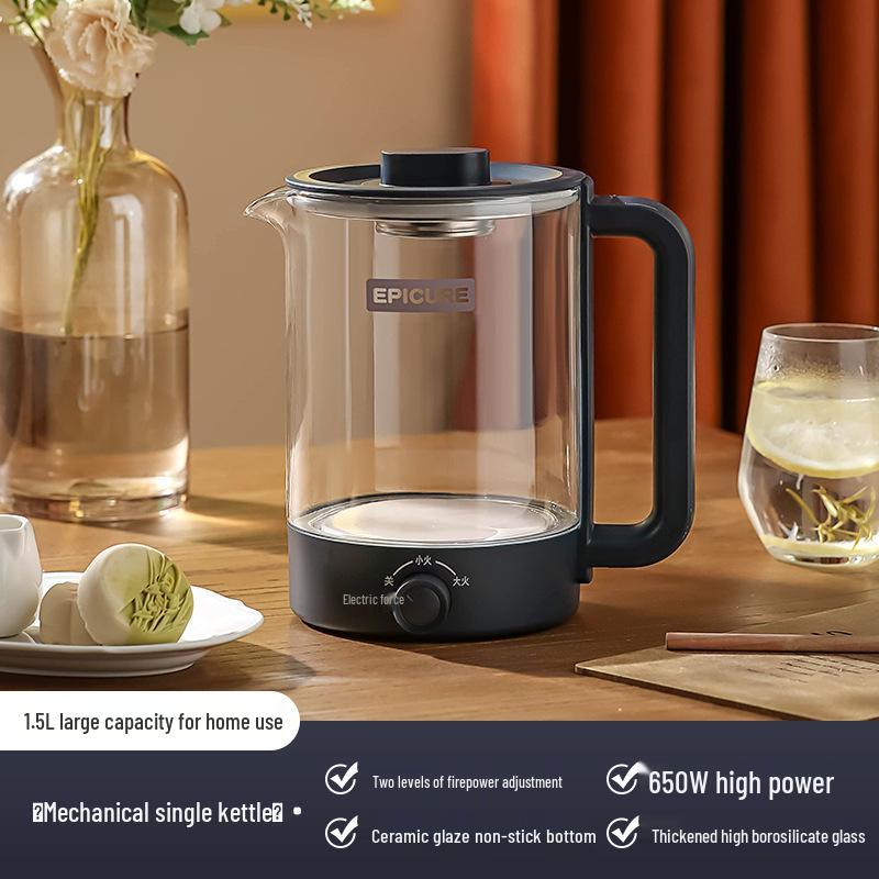 Multi-Functional Electric Kettle for Home & Office - Stewing, Cooking & Tea Pot Combo 1.5L