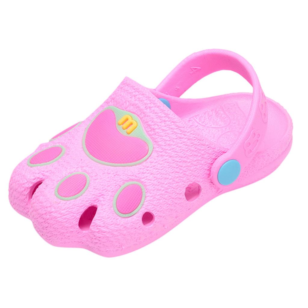Toddler Children Kids Baby Girls Boys Cute Fruit Paw Beach Slipper Sandals Shoes