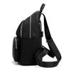 Casual Minimalist Zipper Backpack Quilted Detail Rucksack Women's All-Match Travel Storage Bag