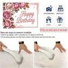 Pink Floral Party Backdrop 1pc - Room Wall Decor