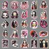 50 Nezuko Cartoon Stickers - Demon Slayer Anime Decorations for Phone Cases & Water Cups