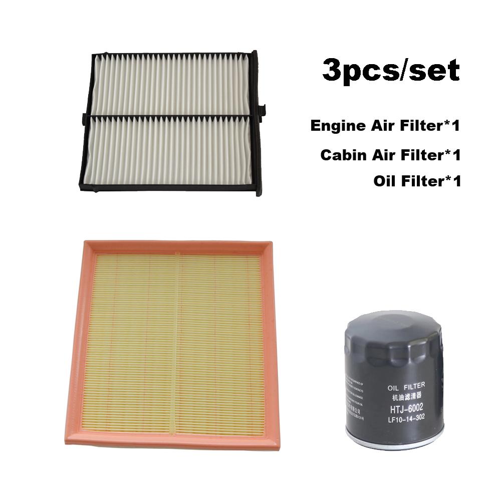 

3pcs Filter Set For Hongqi H5 1.5T(30TD) 2020-2022/ Hong Qi HS5 2.0T 2019-2023 Engine Cabin AC Air Oil Filter Kit 1109160-DD01 3pcs Set