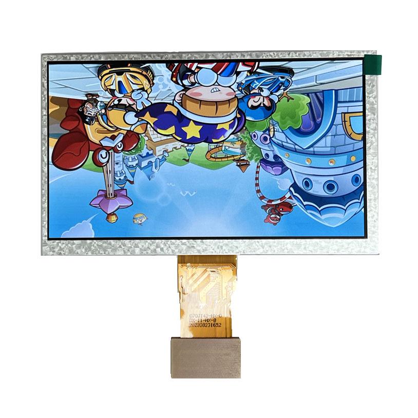 7-inch IPS LCD Display, Full HD, 50-Pin RGB, Dual-Chip, Frame-Mountable or Bonded with Touchscreen