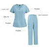 Nianqing Multi-Color Medical Workwear Set: Casual, Loose-Fit Doctor/Nurse Uniform, Plus Sizes Available