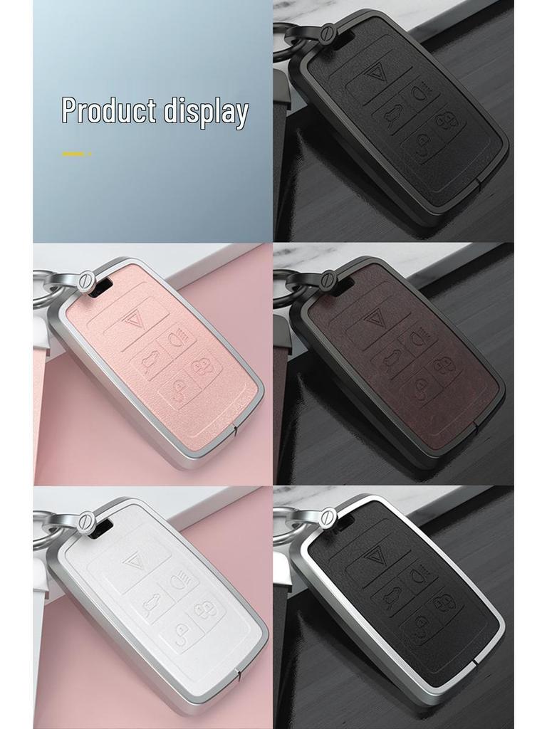 Land Rover Key Case for Range Rover, Evoque, Velar, Defender, Discovery, Sport, Freelander