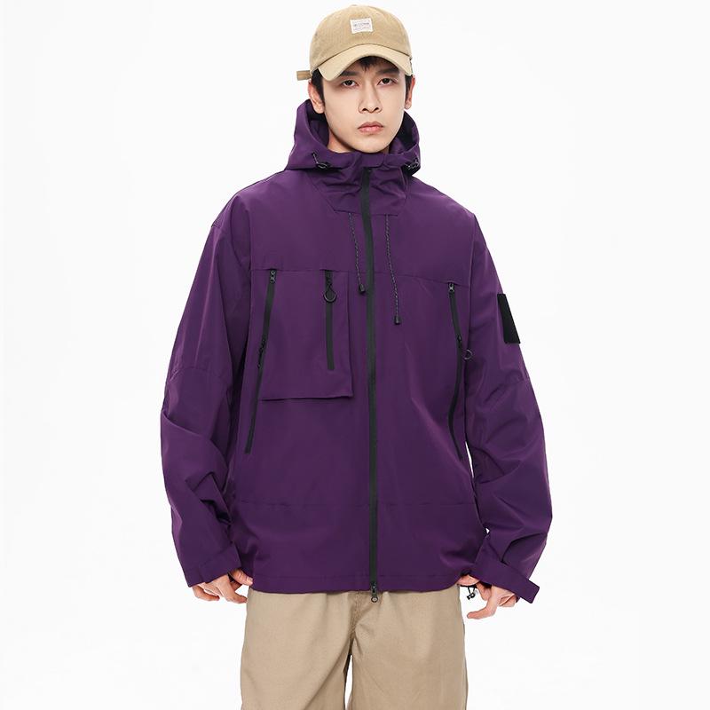 Autumn Waterproof Functional Windbreaker for Couples - Unisex Outdoor Jacket