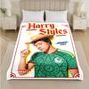 Coperta in Flanella con Stampa di Harry Styles Morbida Calda Coperta in Peluche per Letto Divano Divano Uso Domestico Interno